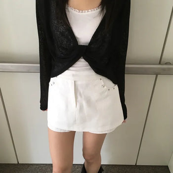 Twisted See-through Knit