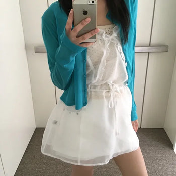 Eve Frill See-through Dress