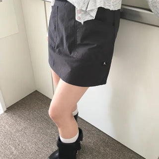 Turtleneck Mini Skirt