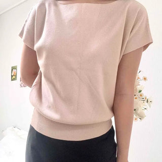 Plain Loose Fit French Sleeve Daily