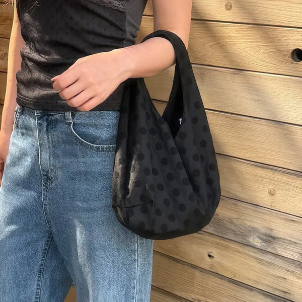 Mori Dot Mini Hobo Bag  Polka Dot Bag Summer Mini Bag