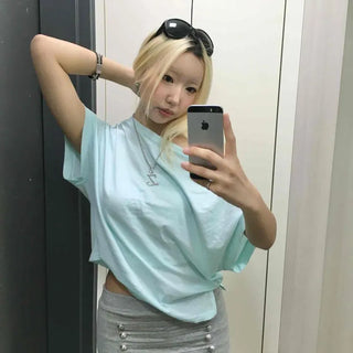 Button Daily Mini Skirt