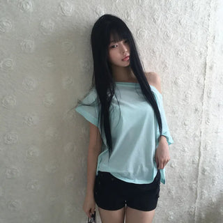 Lekan Off-shoulder Short Sleeve T-shirt