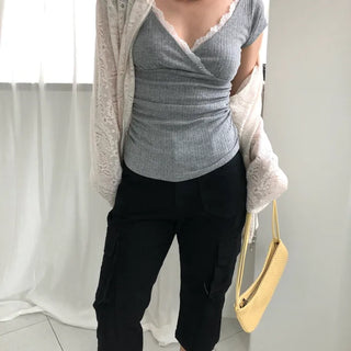 Cargo Capri Denim