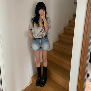 Noop Wash Short Denim