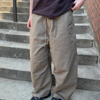 [UNISEX] Draw Cotton Parachute Pants