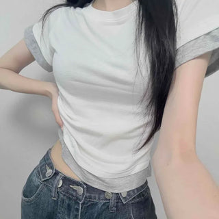 Retti Color Block Slimline Short Sleeve T-shirt
