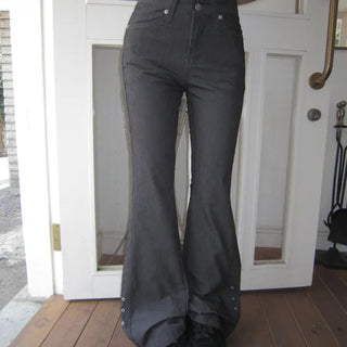 Paulver Eyelet Bootcut Pants