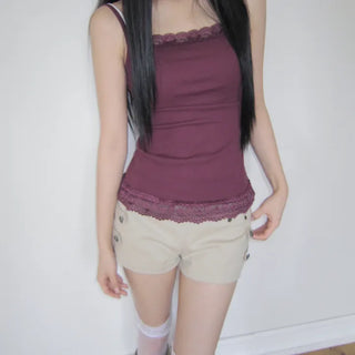 Buet Lace Ribbed Sleeveless