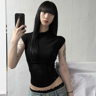 Slim Fit Fitted Plain Daily Casual Sleeveless