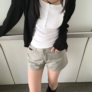 *Built-in Pads* Buttoned Stretch Sleeveless