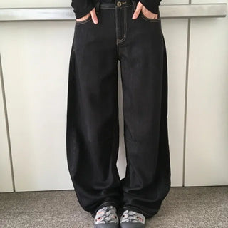 Payne Non-Faded Wide Denim