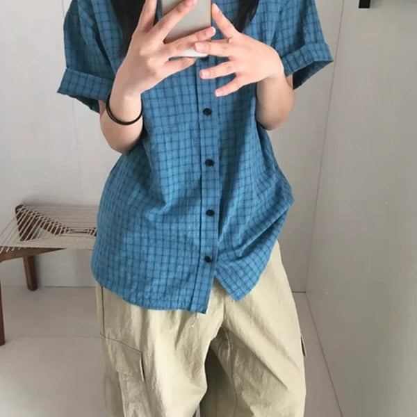 Tay Short Sleeve Check Shirt