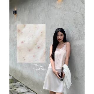 Two Min Lace Shirt Bustier Set