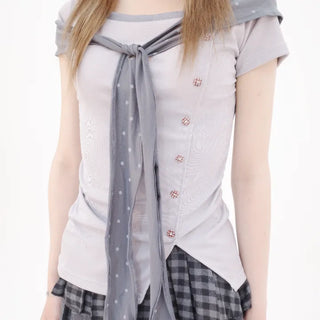 Taffy Dot Strap T-shirt