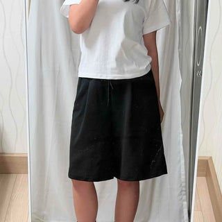 Loen String Wide Loose Fit Daily Shorts