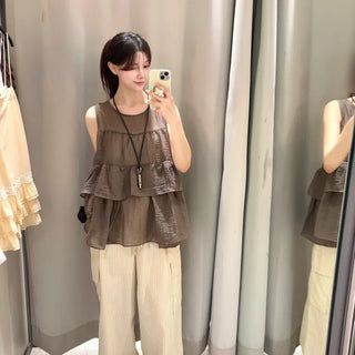 Striped cargo pants