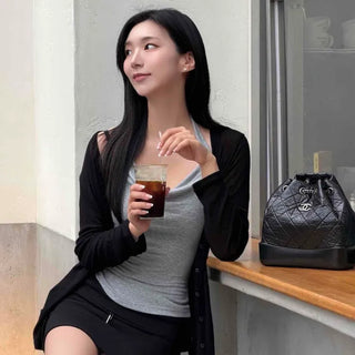 String Straight Slim Fit H-Line Daily Mini Skirt