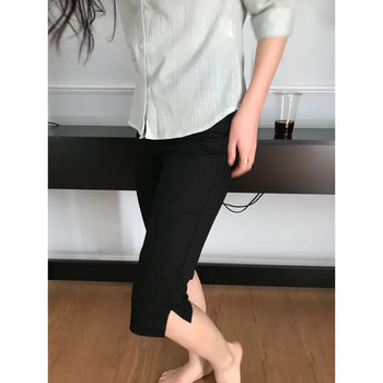 Slit Capri Pants