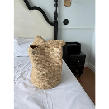 Handmade raffia bag