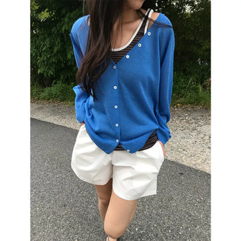 Cool V-neck Cardigan (3 colors)