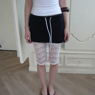 LACE BANDING CAPRI PT (2 COLOR)