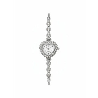 Heart Crystal Watch Bracelet