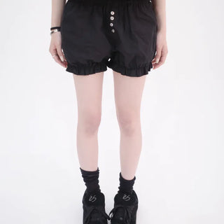 Ruffle Pumpkin Shorts