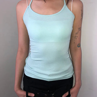 Bezel Halterneck Strap Sleeveless