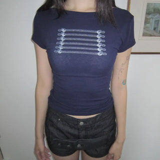 Muho Napoleon Print Short Sleeve T-shirt