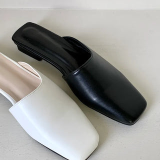 Modern Soft Square Mule 3cm