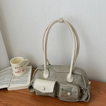 Multi-pocket shoulder bag