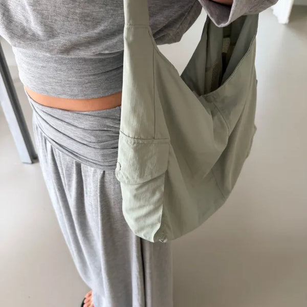 Nova Shirred Elastic Folding Maxi Skirt
