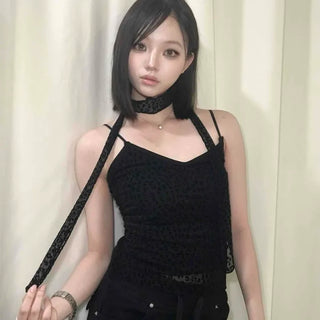 Strap Leopard Print Slim Fit Daily Sleeveless