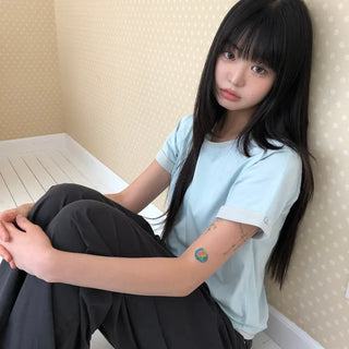 Leron Roll-up Button Short Sleeve T-shirt