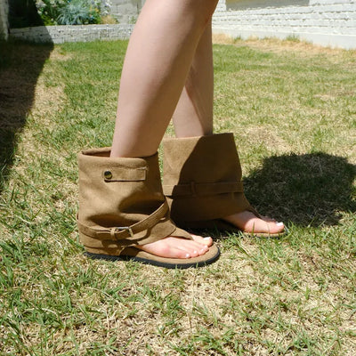 Flip-flop short boots (2 colors)