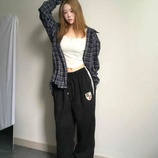 Emblem Patched Training Long Pants