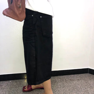 Coated Bermuda Denim
