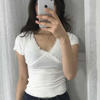 Cross Plain Slim Fit Short Sleeve T-shirt