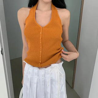 May knit halterneck