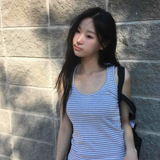Stripes for Summer.•, Free Striped Sleeveless Top