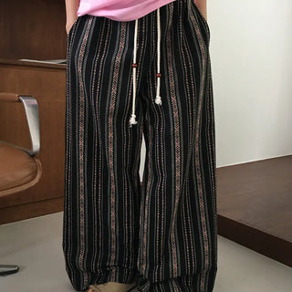 Vintage hippie pattern wide pants