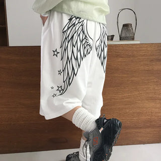Angel Wing Bermuda Half Shorts