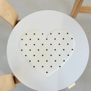 Heart Dot Non-slip Mouse Laptop Desk Pad Table Mat Stand