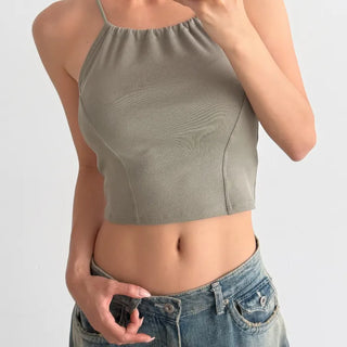 Slimline halter top