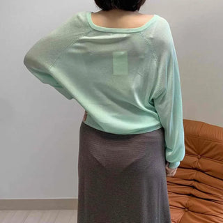 Plain Dolman Sleeve Oversized Daily Long Sleeve