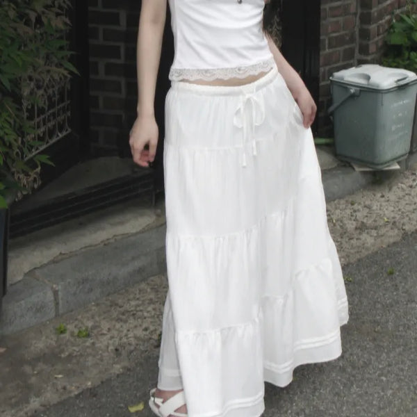 Pisa Flare Long Skirt