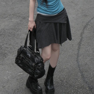 Arden Burton asymmetrical miniskirt