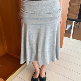 FRILL MIDI SKIRT