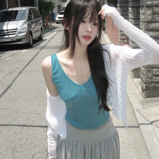 Naren ribbed knit cardigan